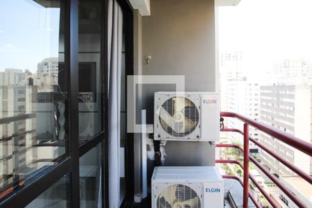 Varanda  de apartamento para alugar com 2 quartos, 40m² em Moema, São Paulo