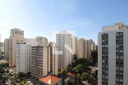 Vista  de apartamento à venda com 1 quarto, 40m² em Moema, São Paulo