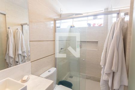 Banheiro da Suíte de apartamento à venda com 2 quartos, 90m² em Cruzeiro, Belo Horizonte