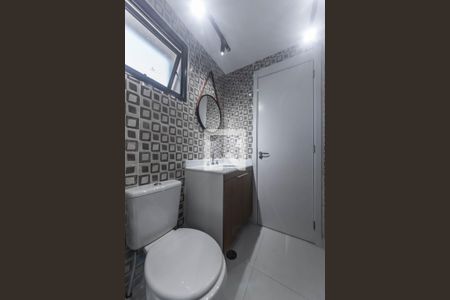 Banheiro de kitnet/studio à venda com 1 quarto, 27m² em Brooklin, São Paulo