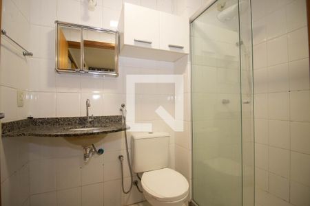 Banheiro da Suíte de apartamento para alugar com 1 quarto, 28m² em Águas Claras, Brasília