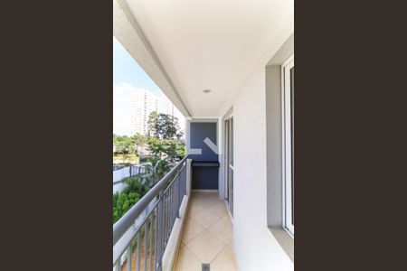 Varanda da Sala de apartamento à venda com 2 quartos, 75m² em Vila Andrade, São Paulo