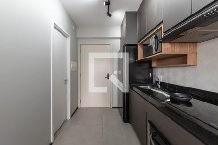 Studio - Cozinha de kitnet/studio para alugar com 1 quarto, 22m² em Jardim das Acácias, São Paulo