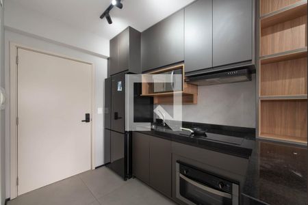 Studio - Cozinha de kitnet/studio para alugar com 1 quarto, 22m² em Jardim das Acácias, São Paulo