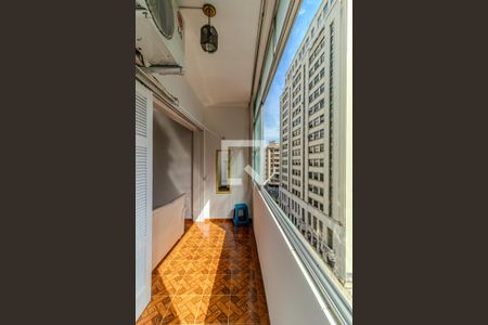 Varanda de apartamento à venda com 1 quarto, 52m² em Centro Histórico de São Paulo, São Paulo