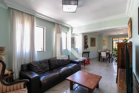 Sala de apartamento à venda com 4 quartos, 152m² em Santo Antônio, Belo Horizonte