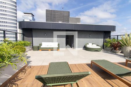 Terraço de kitnet/studio para alugar com 1 quarto, 20m² em Alto da Glória, Curitiba
