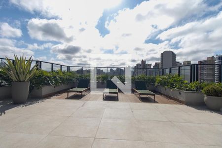 Terraço de kitnet/studio para alugar com 1 quarto, 20m² em Alto da Glória, Curitiba