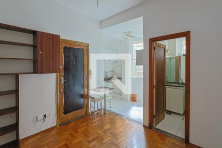 Sala de apartamento para alugar com 1 quarto, 44m² em Lourdes , Belo Horizonte