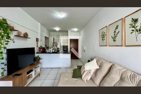 sala de apartamento à venda com 2 quartos, 60m² em Estoril, Belo Horizonte
