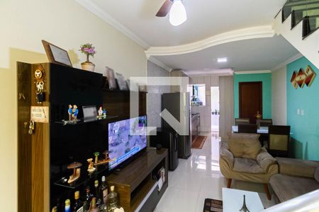 Sala/Cozinha de casa de condomínio à venda com 2 quartos, 65m² em Céu Azul, Belo Horizonte