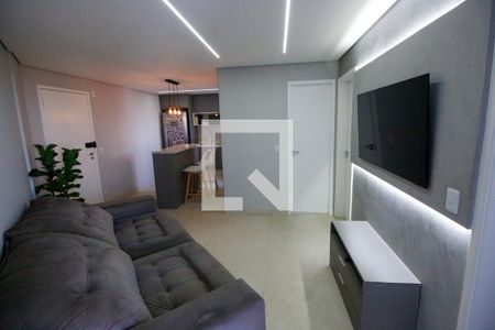 Sala de apartamento à venda com 2 quartos, 60m² em Jardim Monte Alegre, Taboão da Serra