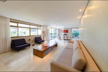 Sala de apartamento à venda com 4 quartos, 280m² em Serra, Belo Horizonte