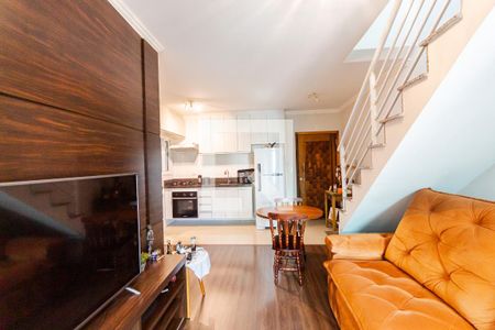 Sala de apartamento à venda com 2 quartos, 120m² em Vila Guiomar, Santo André
