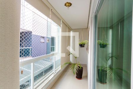 Varanda da Sala de apartamento à venda com 3 quartos, 120m² em Vila Guiomar, Santo André
