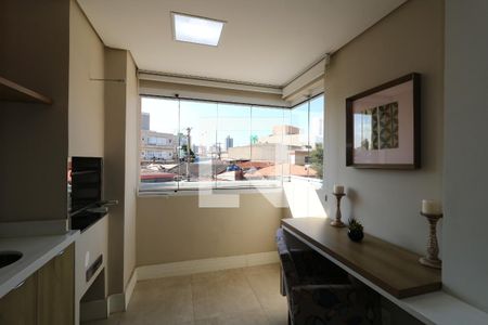 Área Gourmet de apartamento à venda com 2 quartos, 51m² em Vila Scarpelli, Santo André