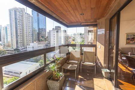 Varanda da Sala de apartamento à venda com 4 quartos, 195m² em Santa Efigênia, Belo Horizonte