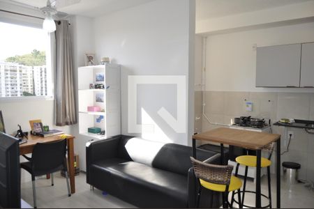 Sala de apartamento para alugar com 1 quarto, 33m² em Riachuelo, Rio de Janeiro