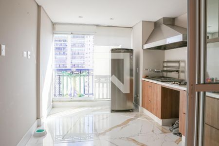 Varanda Gourmet de apartamento à venda com 4 quartos, 221m² em Vila Romana, São Paulo
