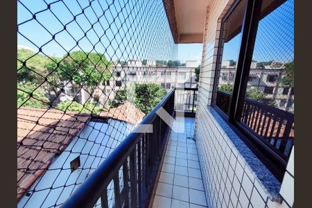 Varanda da Sala de apartamento para alugar com 3 quartos, 88m² em Méier, Rio de Janeiro