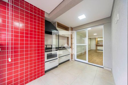 Varanda da Sala de apartamento à venda com 3 quartos, 91m² em Vila Assunção, Santo André