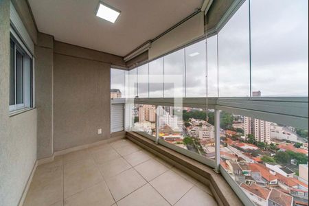 Varanda da Sala de apartamento à venda com 3 quartos, 91m² em Vila Assunção, Santo André