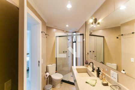 Banheiro de apartamento à venda com 1 quarto, 42m² em Paraíso do Morumbi, São Paulo