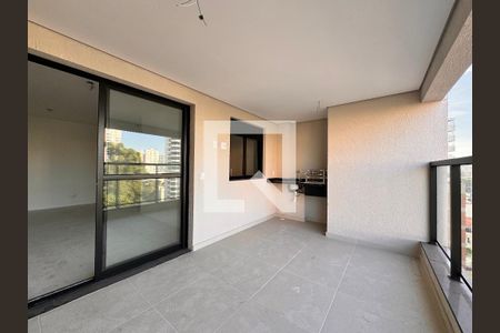 Varanda gourmet de apartamento à venda com 3 quartos, 87m² em Vila Bastos, Santo André