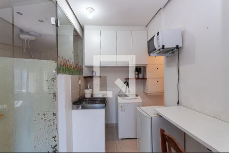 Cozinha de kitnet/studio para alugar com 1 quarto, 20m² em Vila Anglo Brasileira, São Paulo