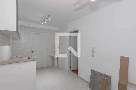 Sala/Cozinha de apartamento para alugar com 1 quarto, 28m² em Jardim Caravelas, São Paulo