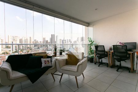 Varanda de apartamento à venda com 2 quartos, 71m² em Vila Gomes Cardim, São Paulo