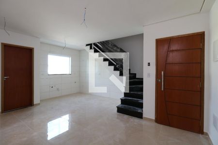 Sala de apartamento à venda com 2 quartos, 106m² em Vila Curuçá, Santo André