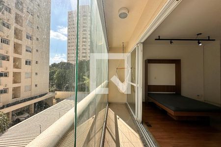 Varanda de kitnet/studio para alugar com 1 quarto, 40m² em Barra Funda, São Paulo