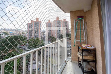 Varanda da Sala de apartamento para alugar com 3 quartos, 72m² em Taboão, Diadema