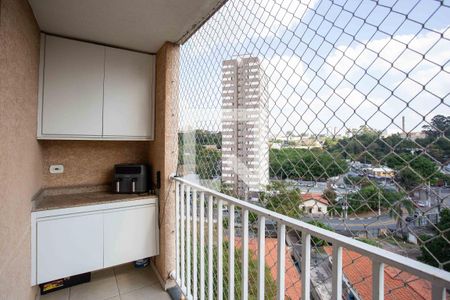 Varanda da Sala de apartamento à venda com 2 quartos, 72m² em Taboão, Diadema