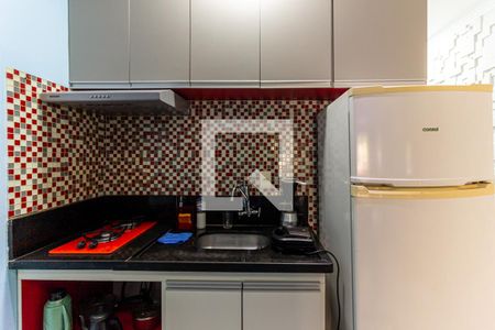 Cozinha de apartamento à venda com 1 quarto, 37m² em Campos Elíseos, São Paulo