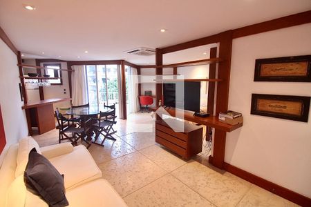 Sala de apartamento para alugar com 1 quarto, 54m² em Barra da Tijuca, Rio de Janeiro