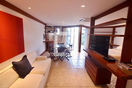 Sala de apartamento à venda com 1 quarto, 54m² em Barra da Tijuca, Rio de Janeiro