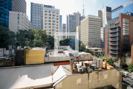Vista da Suíte de kitnet/studio à venda com 1 quarto, 30m² em Jardim Paulista, São Paulo