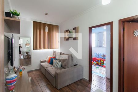 Sala de apartamento à venda com 2 quartos, 120m² em São João Batista, Belo Horizonte