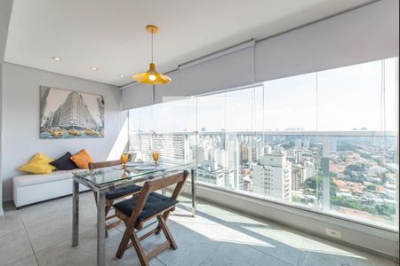 Varanda de apartamento à venda com 1 quarto, 33m² em Brooklin, São Paulo