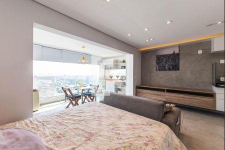 Quarto de apartamento à venda com 1 quarto, 33m² em Brooklin, São Paulo