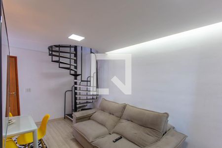 Sala de apartamento à venda com 2 quartos, 104m² em Frei Leopoldo, Belo Horizonte