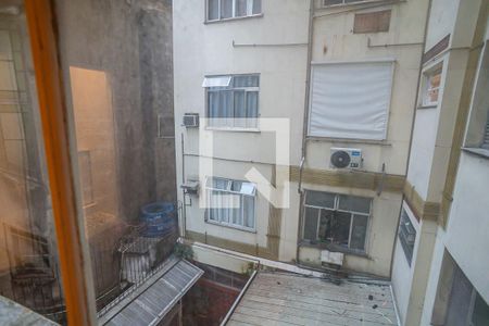 Quarto vista da janela de kitnet/studio à venda com 1 quarto, 21m² em Flamengo, Rio de Janeiro