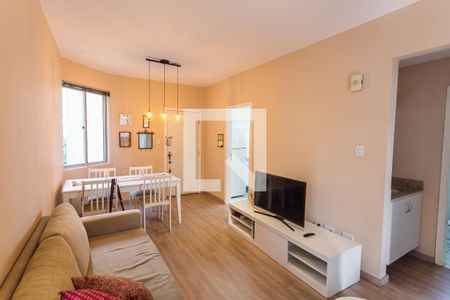 Sala de apartamento para alugar com 1 quarto, 60m² em Carmo, Belo Horizonte
