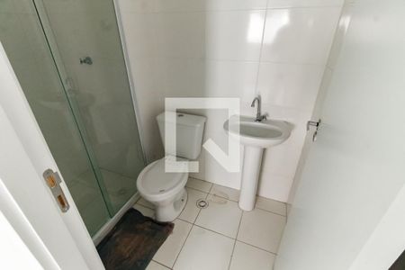 Banheiro da Suíte de apartamento para alugar com 1 quarto, 24m² em Paraíso do Morumbi, São Paulo