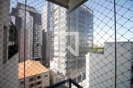 Vista da Varanda de apartamento para alugar com 1 quarto, 70m² em Pinheiros, São Paulo