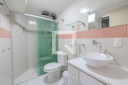Banheiro da Suíte de apartamento para alugar com 1 quarto, 46m² em Bela Vista, São Paulo