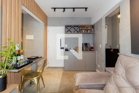 Sala de apartamento à venda com 1 quarto, 36m² em Vila Regente Feijó, São Paulo