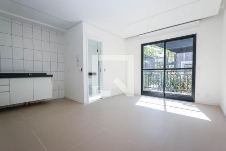 Sala e Cozinha de kitnet/studio para alugar com 1 quarto, 26m² em Cidade Jardim, São Paulo